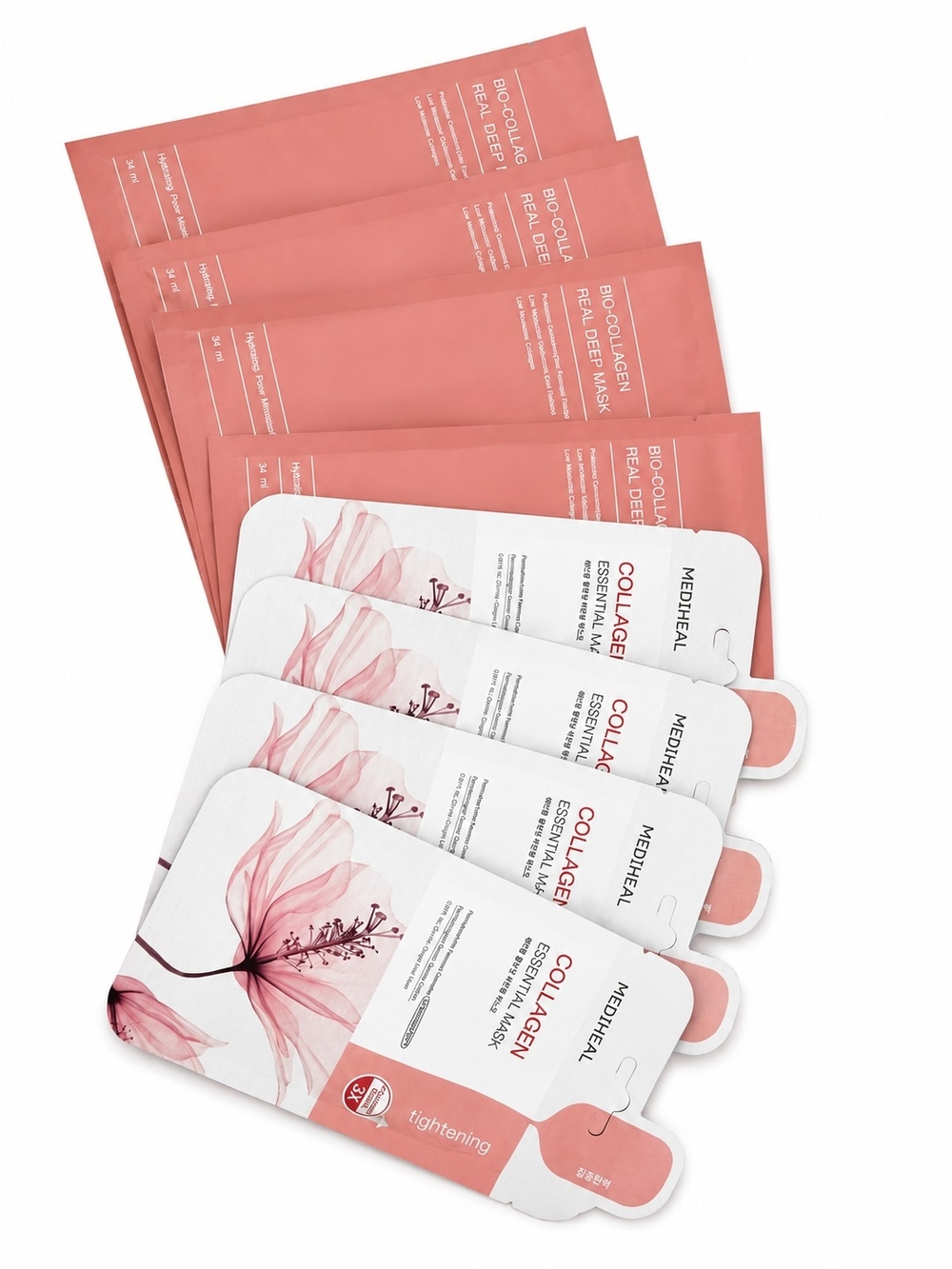 Bio Collagen And Mediheal Essential Mask Sheets
